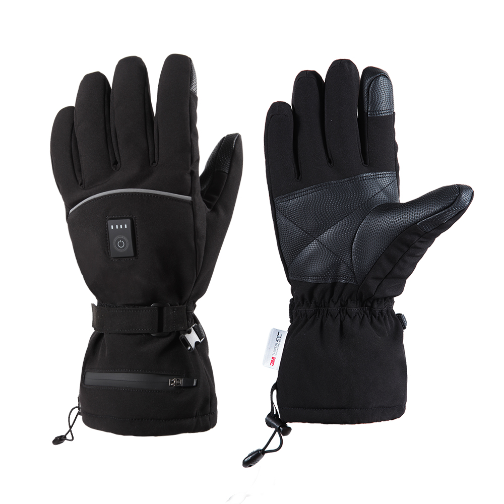 Ski Glove Waterproof - 2026年型、屋外用、寒冷地での作業に適した、自己発熱機能付き、防水、充電式、ランニング用、ヒーター内蔵手袋。