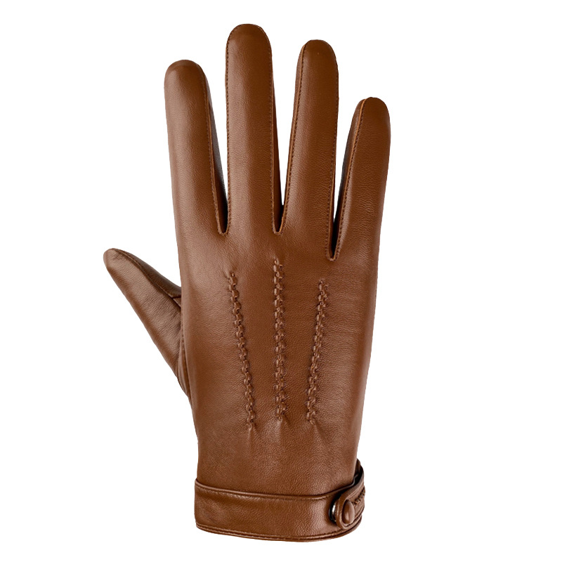 メンズトップレイヤーシープスキン本革手袋、フリース裏地付き、 - Leather Driving Glove のレビューと価格