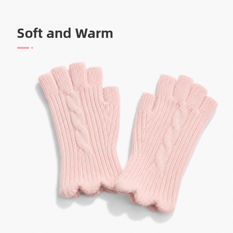 女性用暖かいアルパカウールニット手袋、5本指ニット、冬用オフ - Wool Glove Lined のレビューと価格