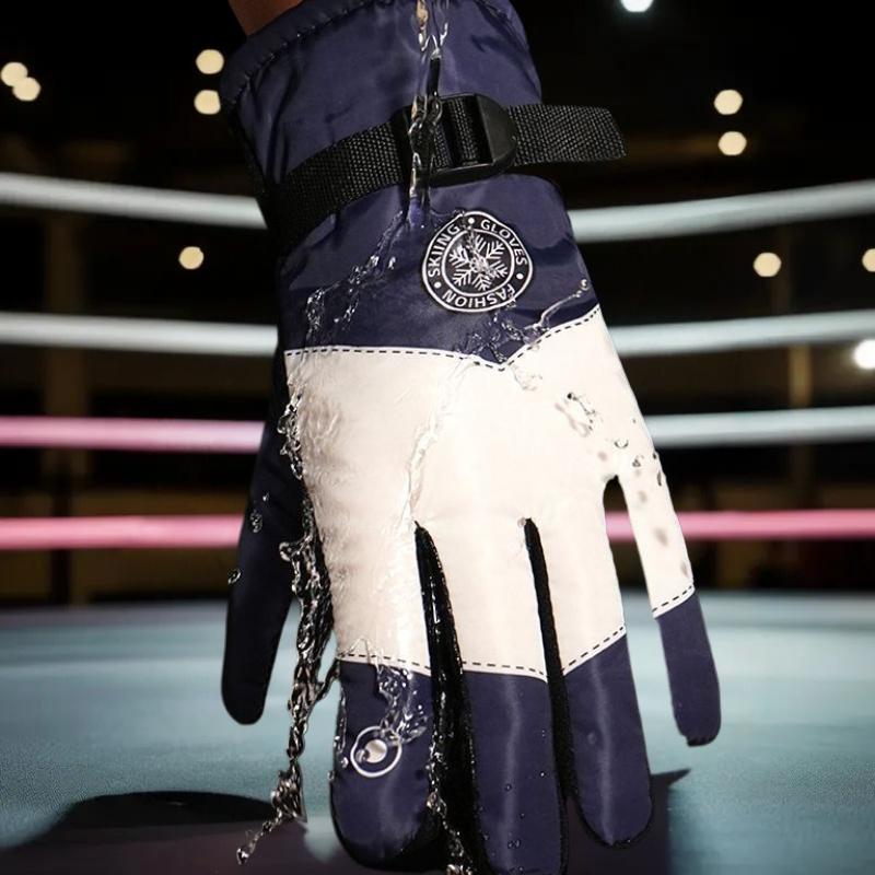 冬ユニセックススノーボードスキーグローブノンスリップ防水オー - Ski Glove Waterproof のレビューと価格