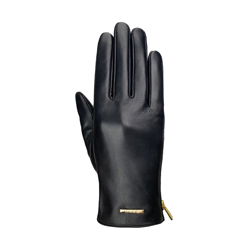 女性用ファッションスリムフィットトップレイヤーシープスキンレ - Leather Driving Glove のレビューと価格